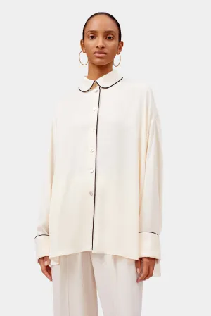 Pastelle Oversized Shirt in Off-white