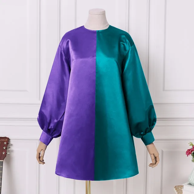 Patchwork Mini Dress