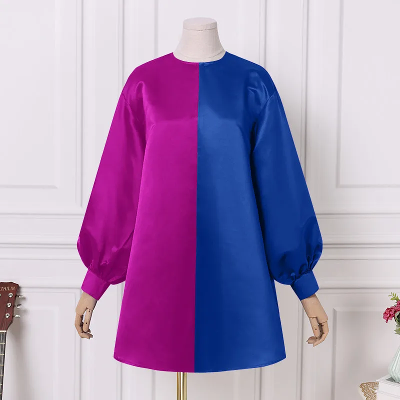 Patchwork Mini Dress