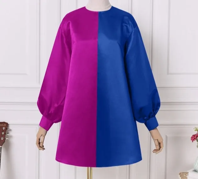 Patchwork Mini Dress