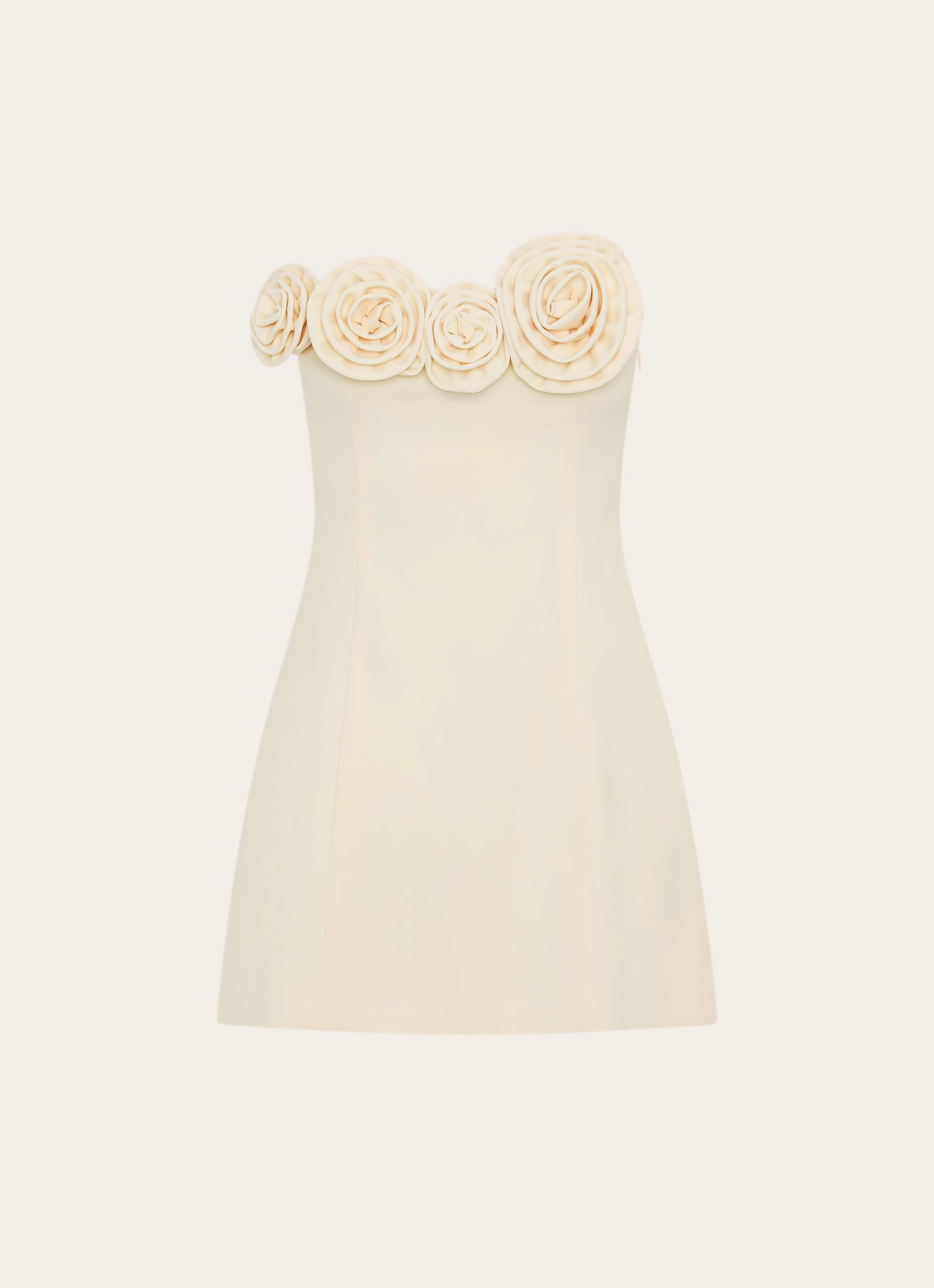 Patsie Strapless Mini Dress - Yellow Celebrity Style