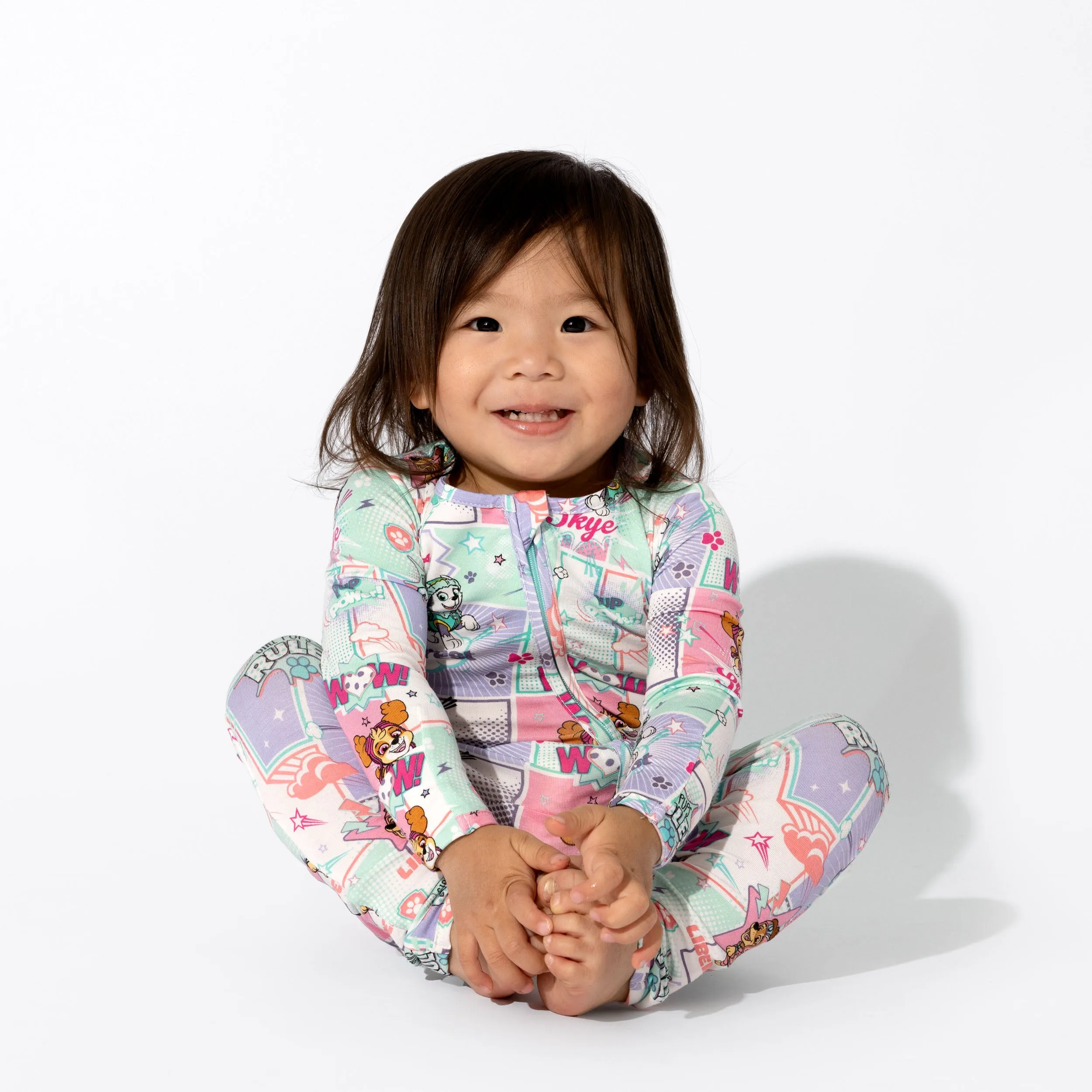 PAW Patrol: Comic Girl Pups Bamboo Convertible Footie
