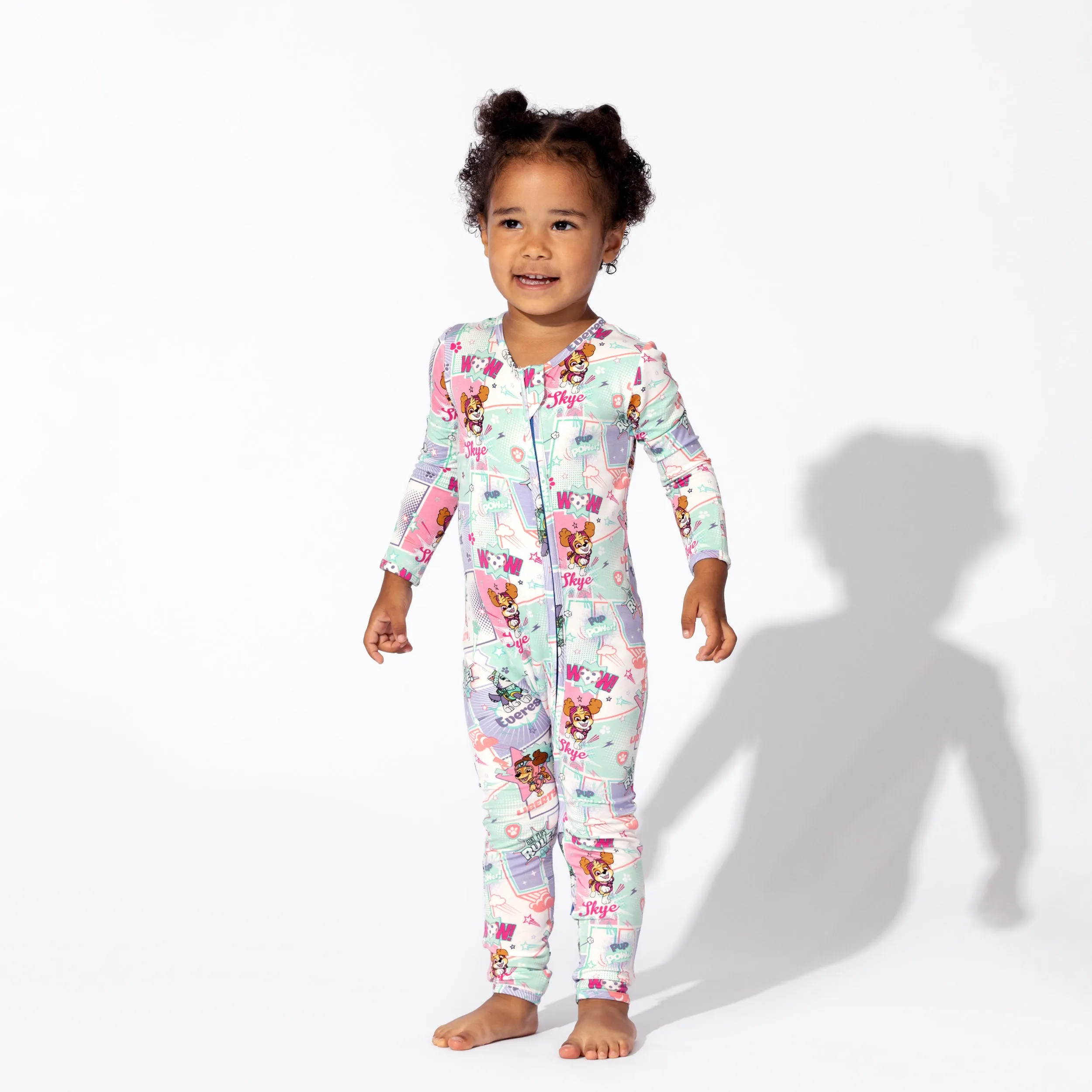 PAW Patrol: Comic Girl Pups Bamboo Convertible Footie