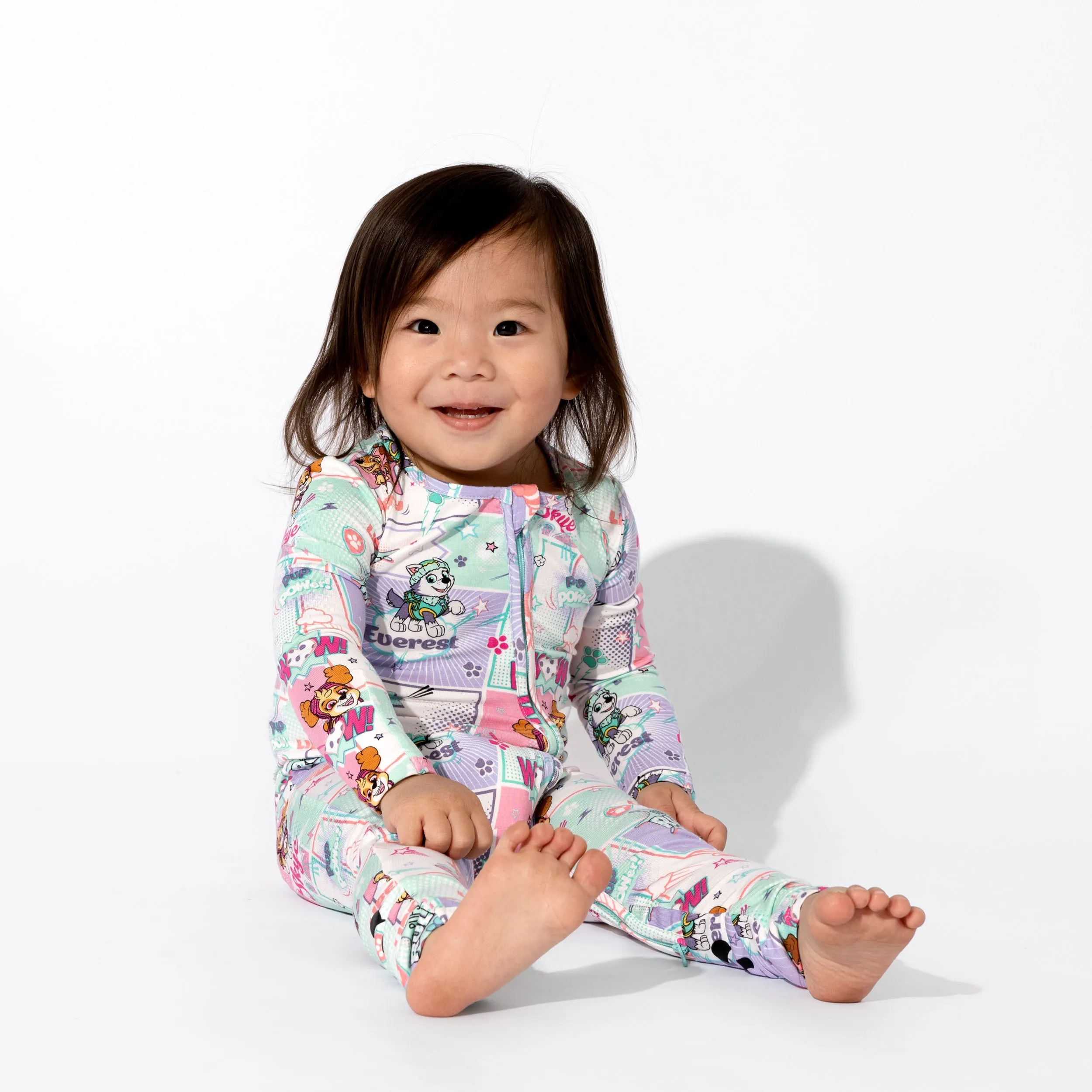PAW Patrol: Comic Girl Pups Bamboo Convertible Footie