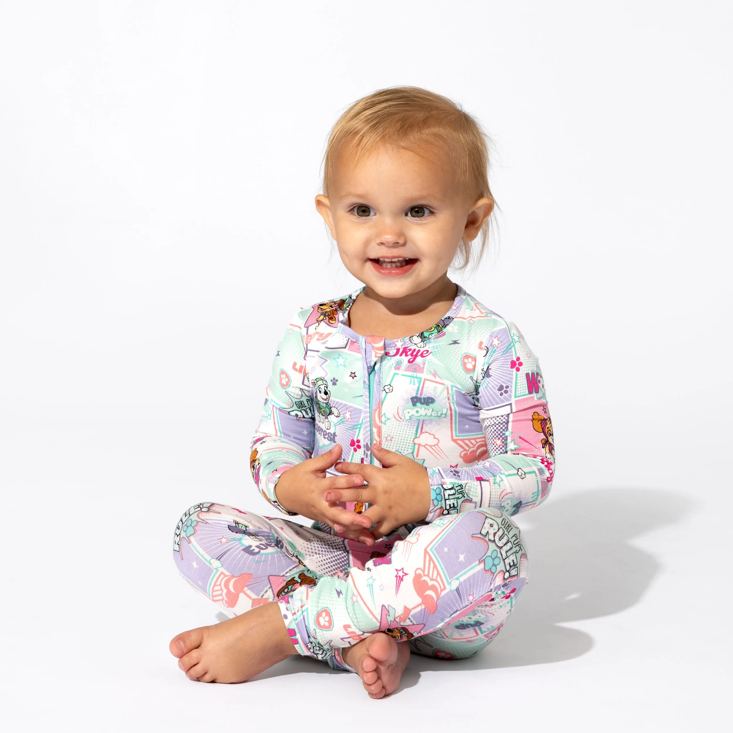 PAW Patrol: Comic Girl Pups Bamboo Convertible Footie
