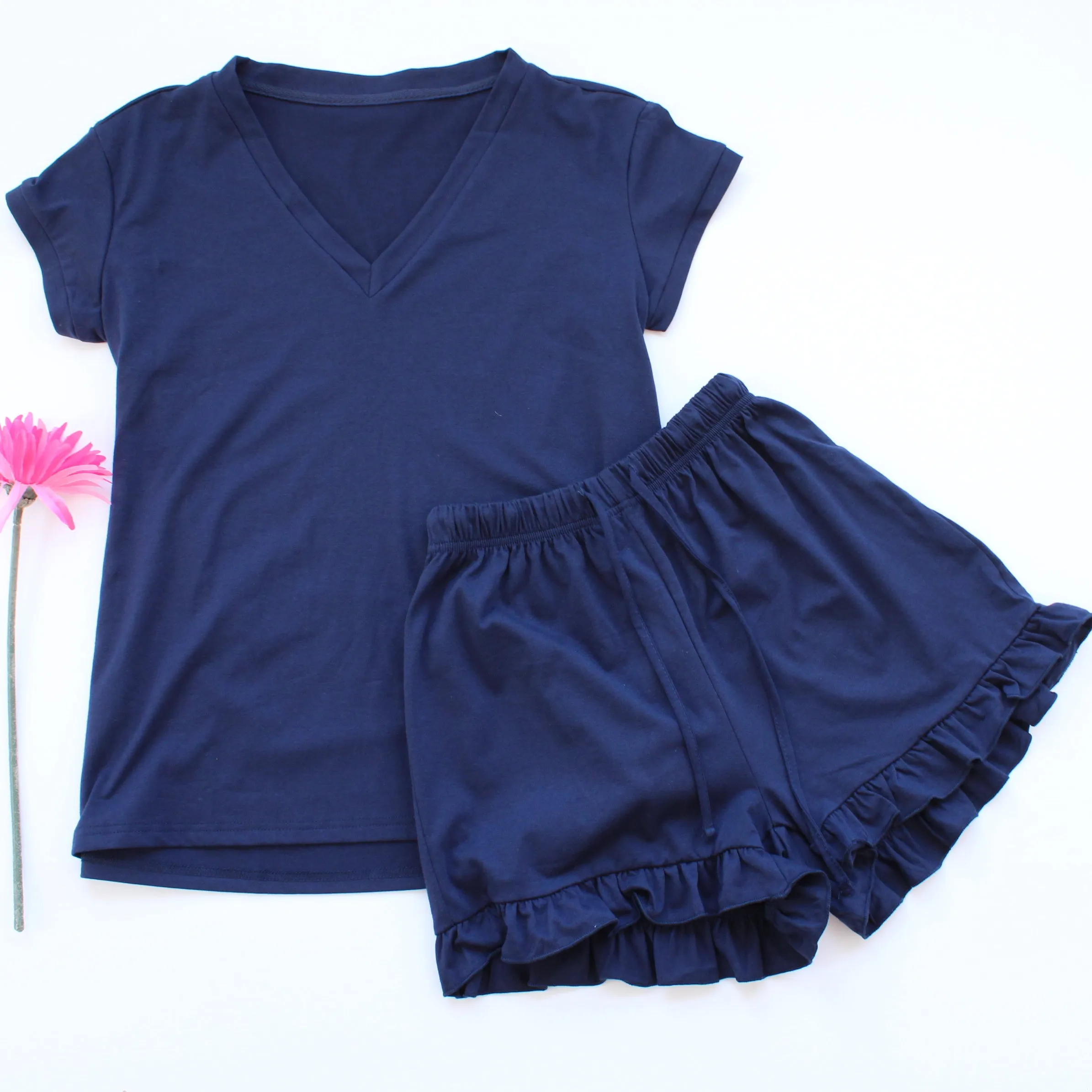 Payton Lounge & Pajama Shorts Set