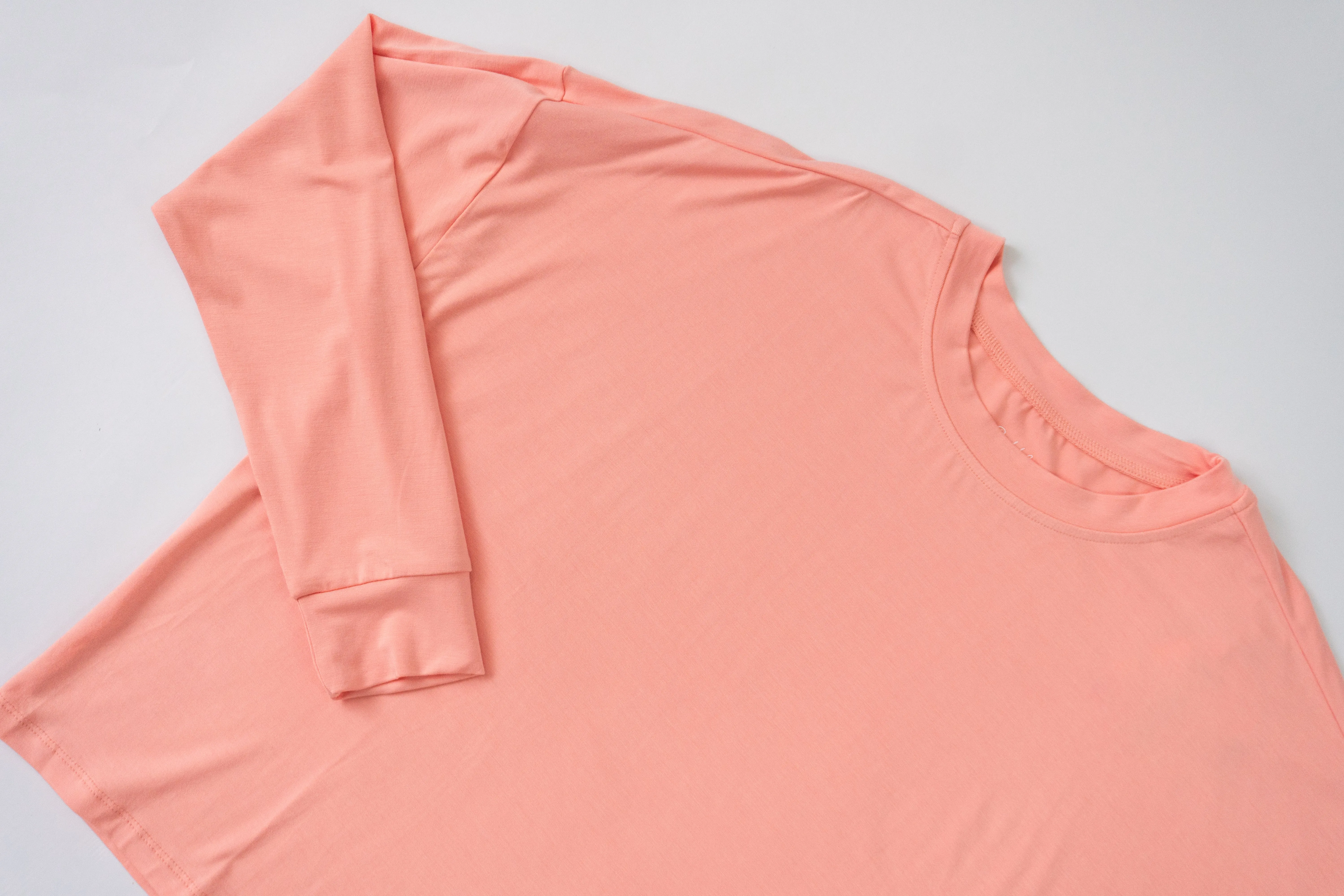 Peach | Adult Long Sleeve Lounge Top