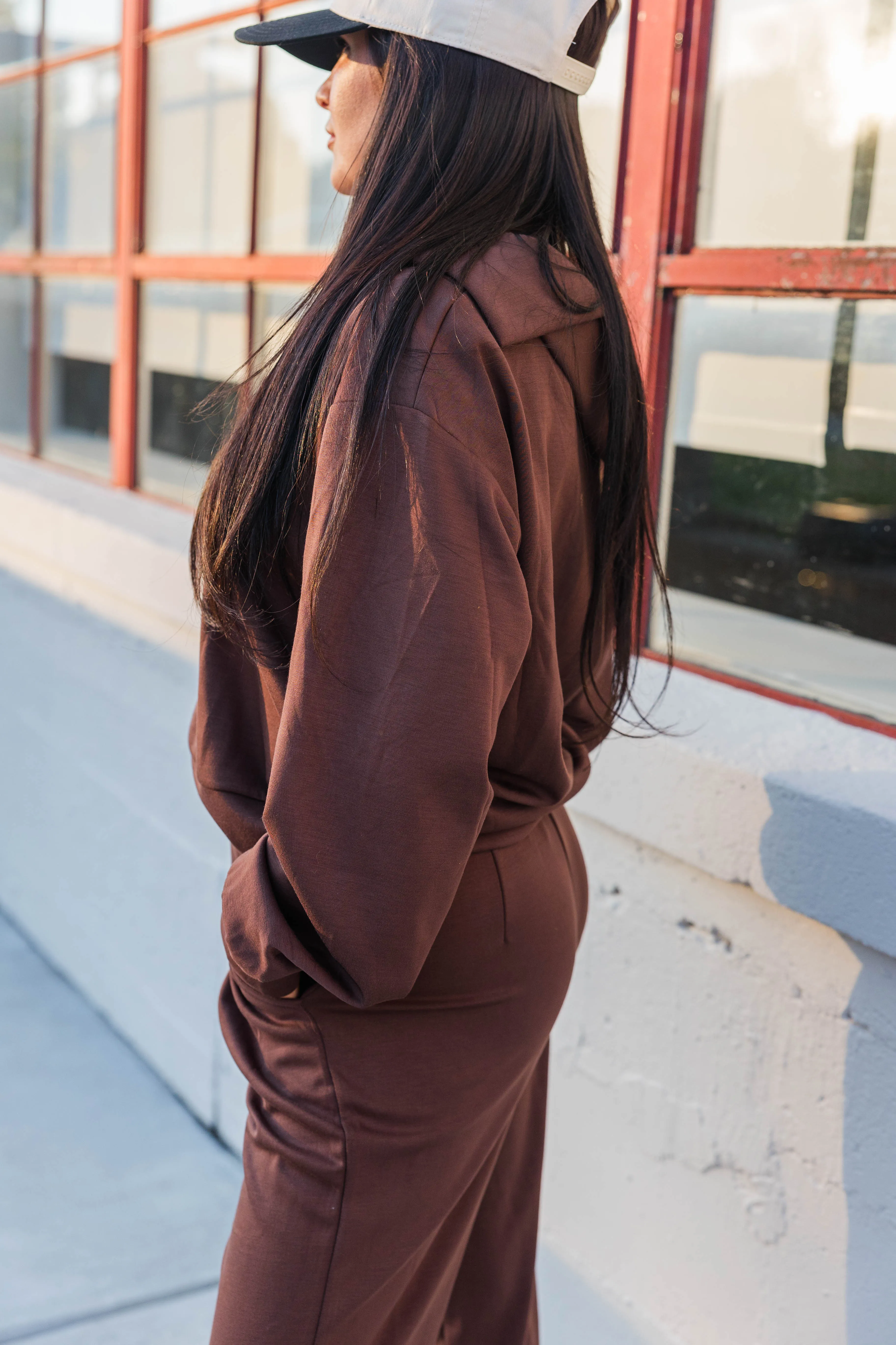 Penelope Loungewear Set- Espresso Chic Sweater