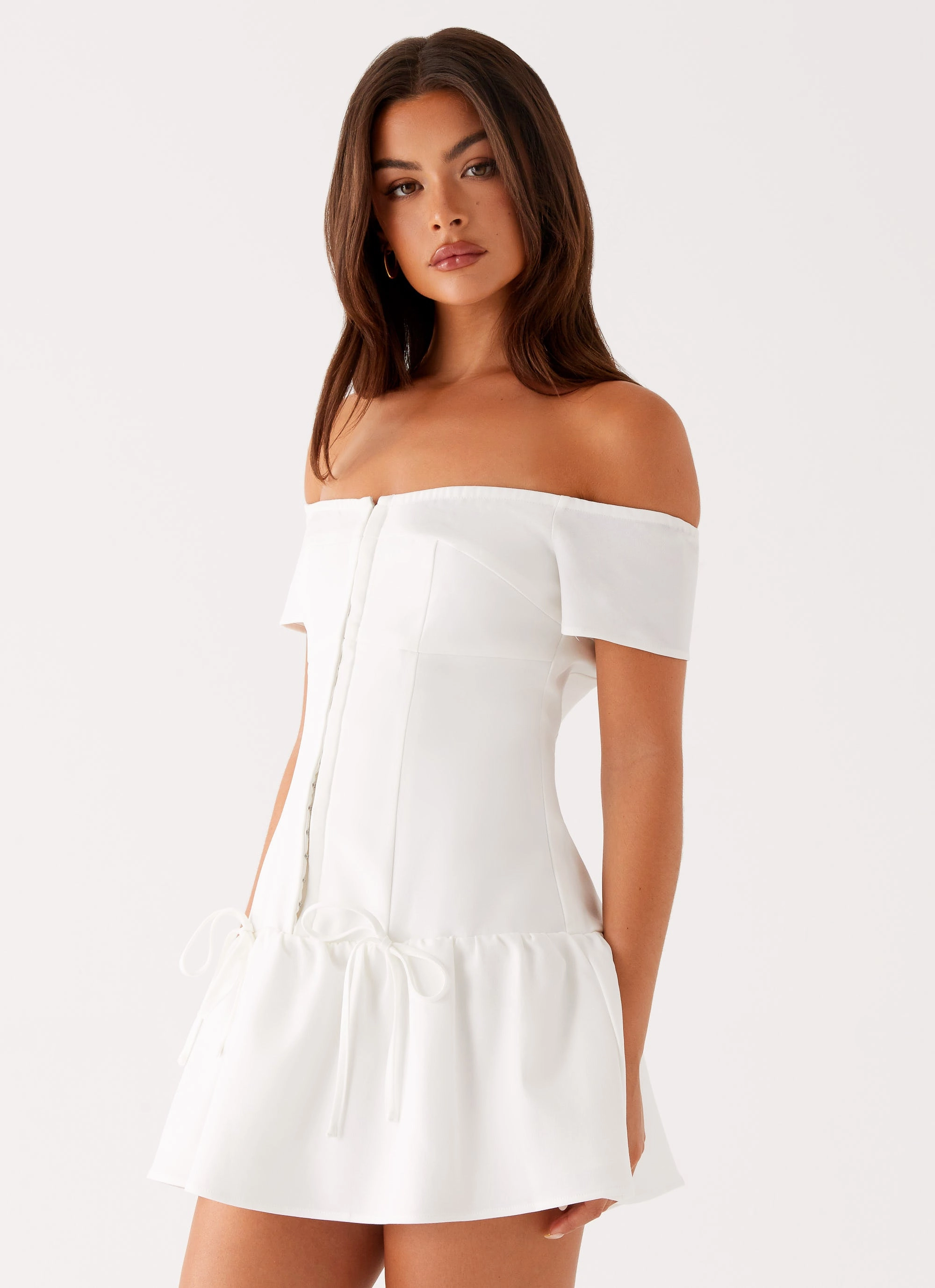 Heritage Brand Penny Mini Dress - White