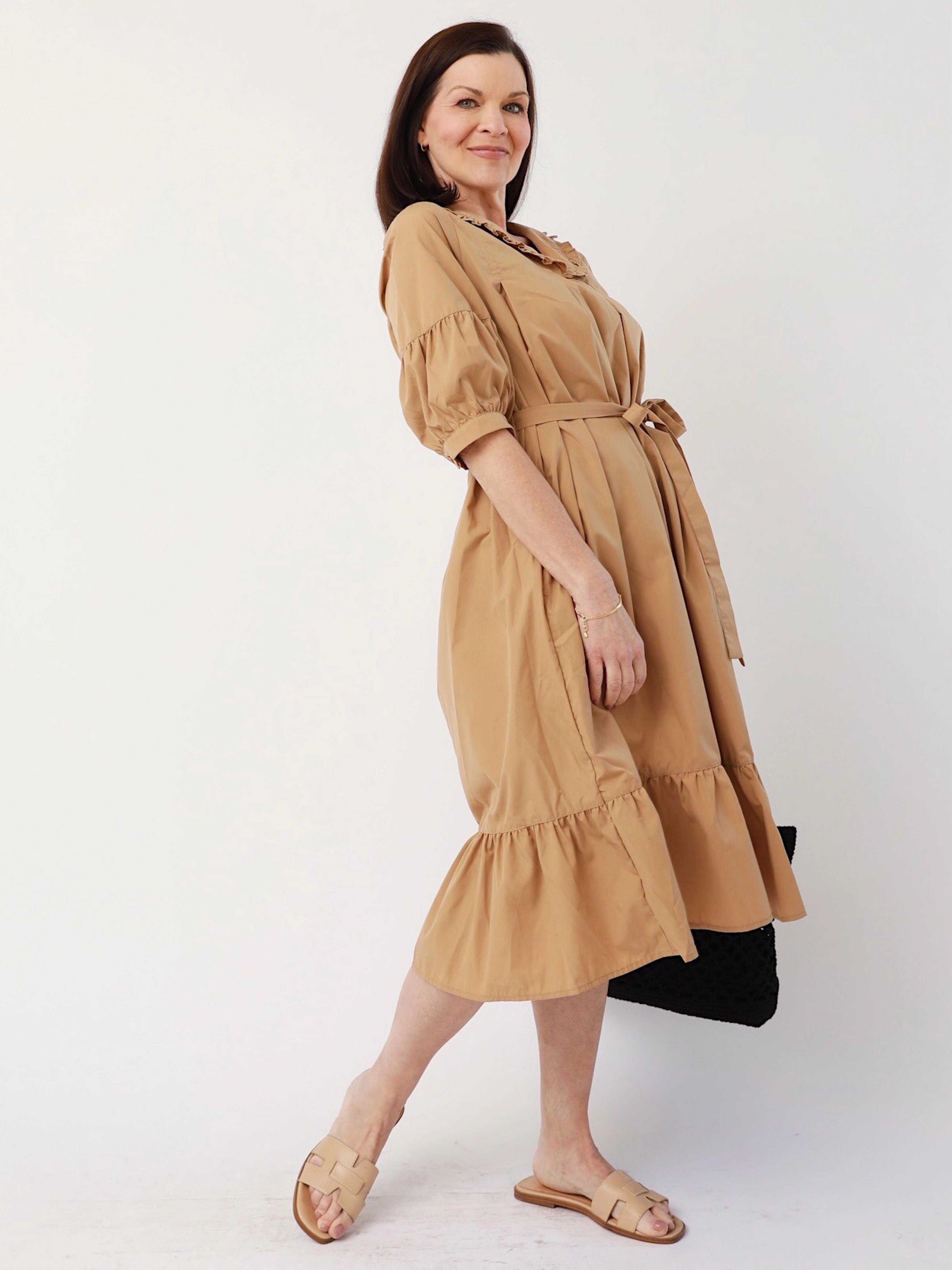 Penny Poplin Midi Trendy Piece Motion Light