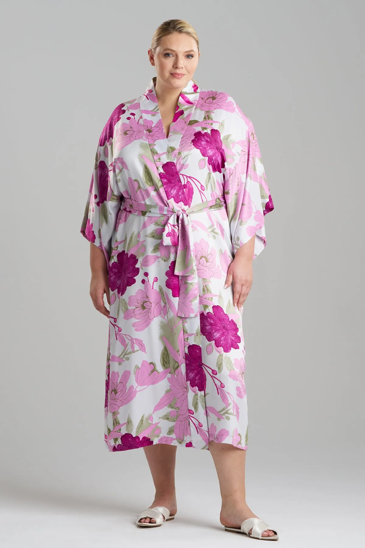 Peony Blossom Kimono Robe