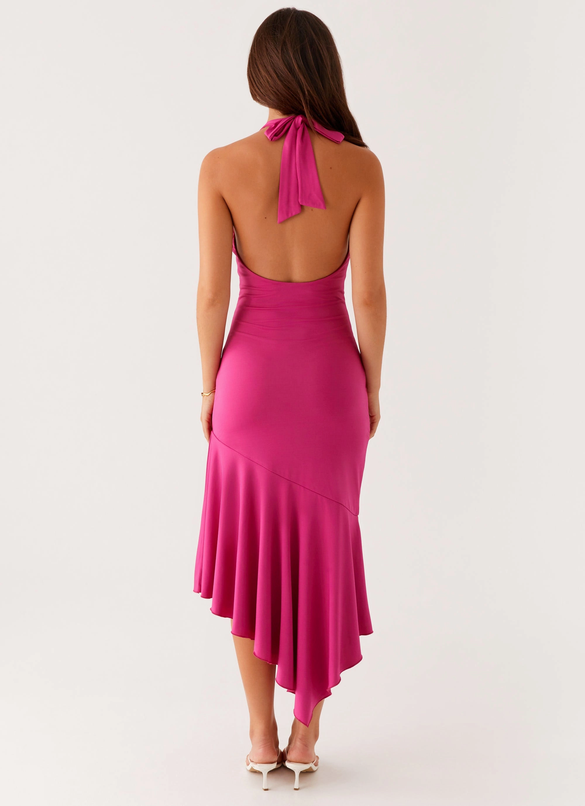 Perdita Midi Dress - Fuchsia Body Safe Fit Choice