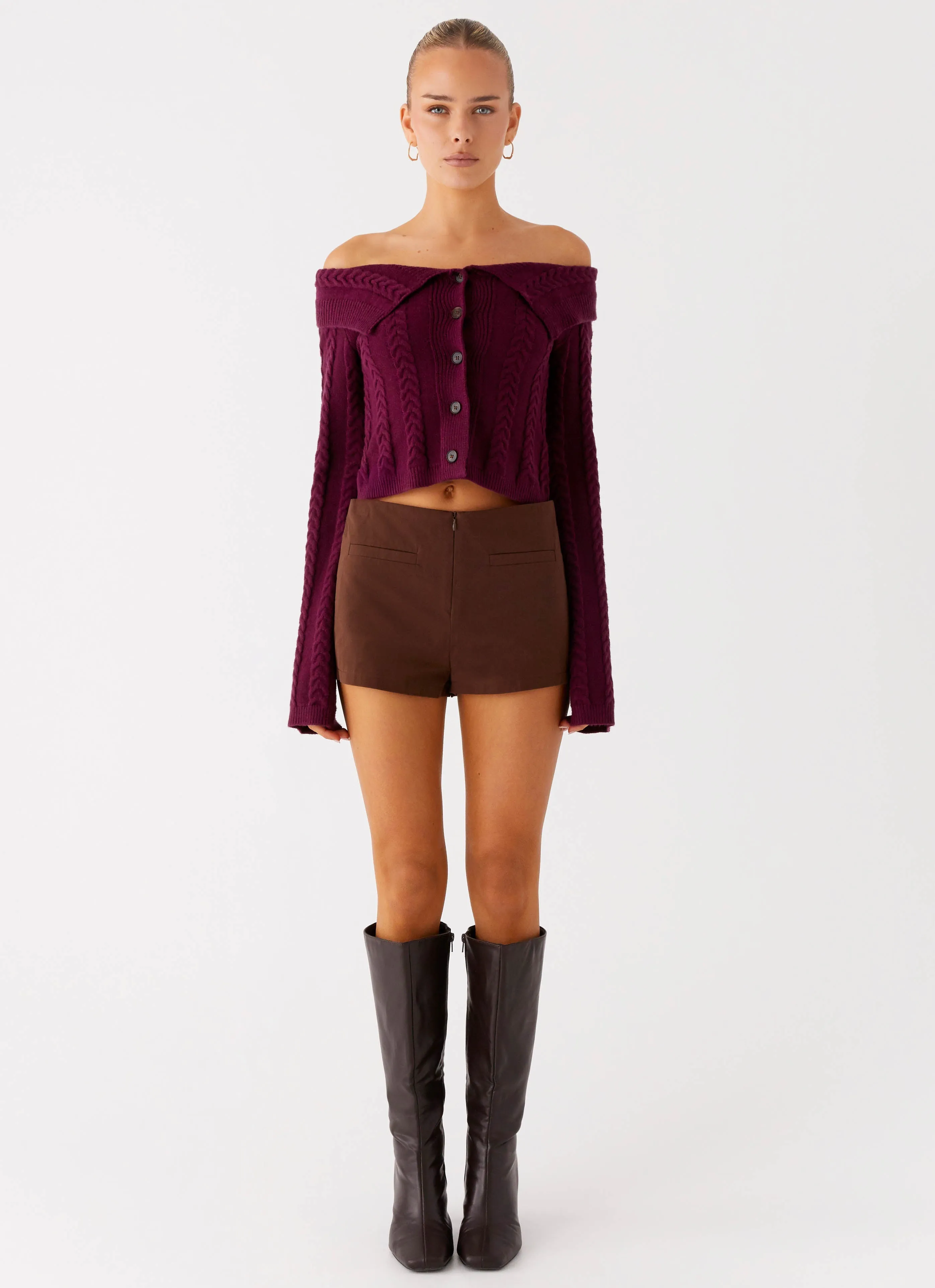 Minimal Bulk Nia Micro Short - Chocolate