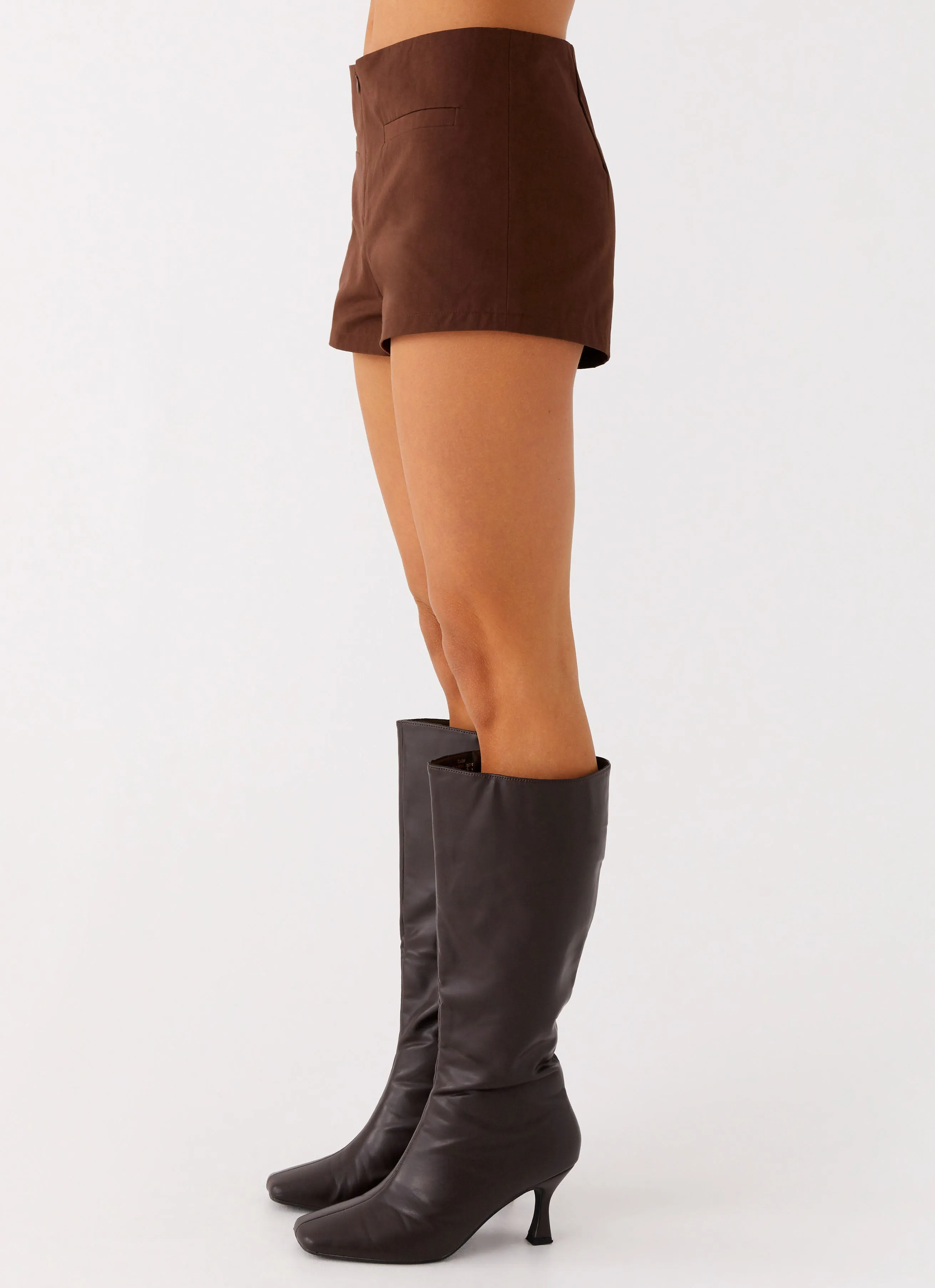 Nia Micro Short - Chocolate Stretch Ready Active Flex