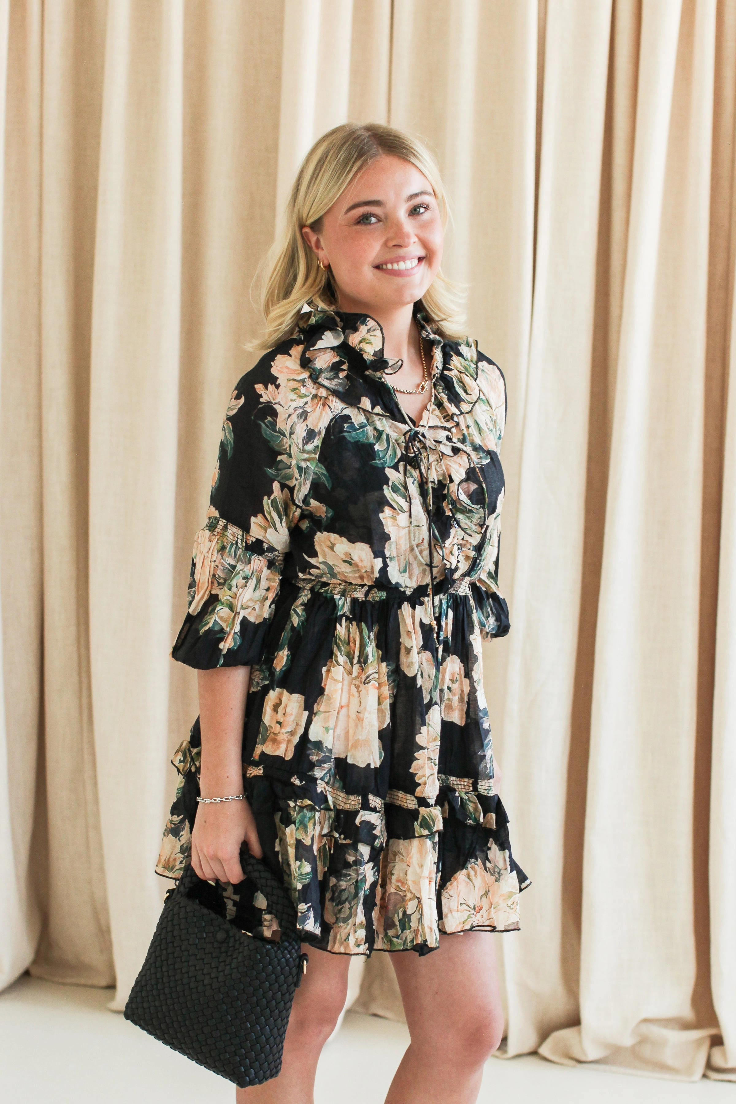Soft Neutral Brynn Floral Mini