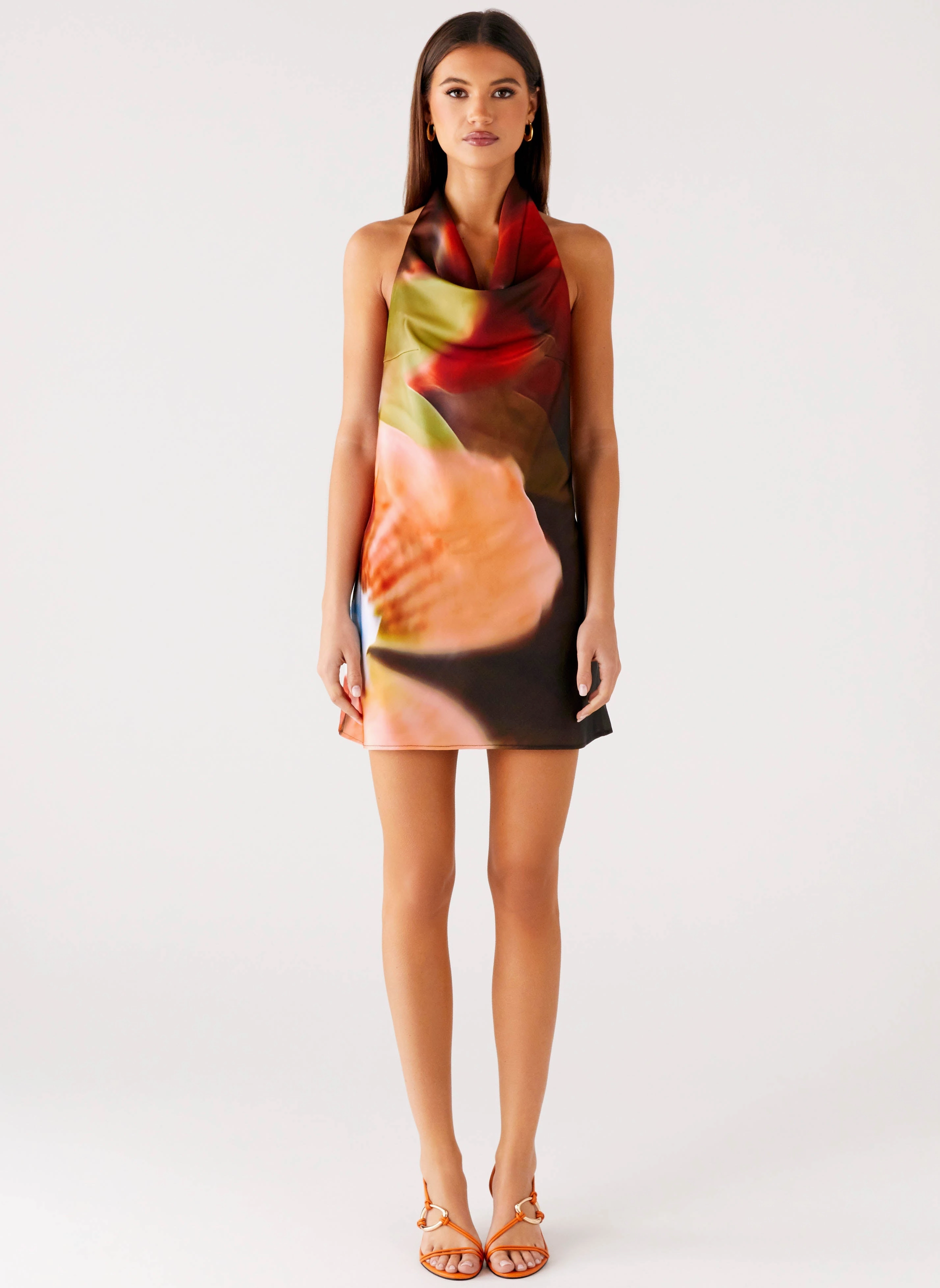 Iridessa Mini Dress - Moody Floral Chic Fit