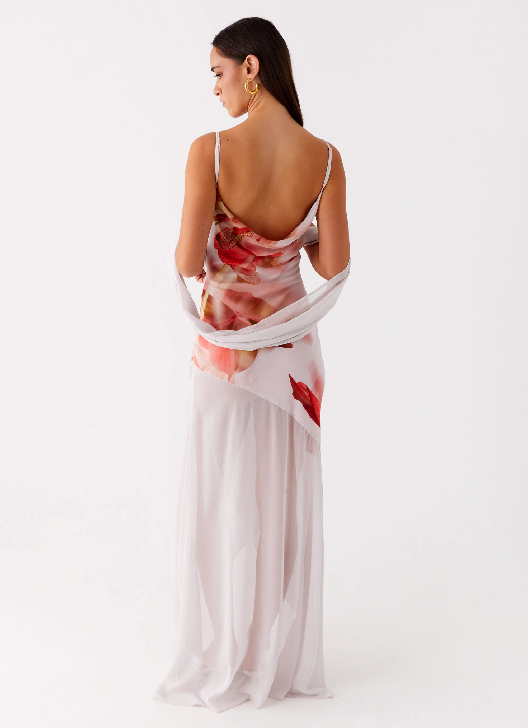 Loire Maxi Dress - Peach Rose Breathable wear