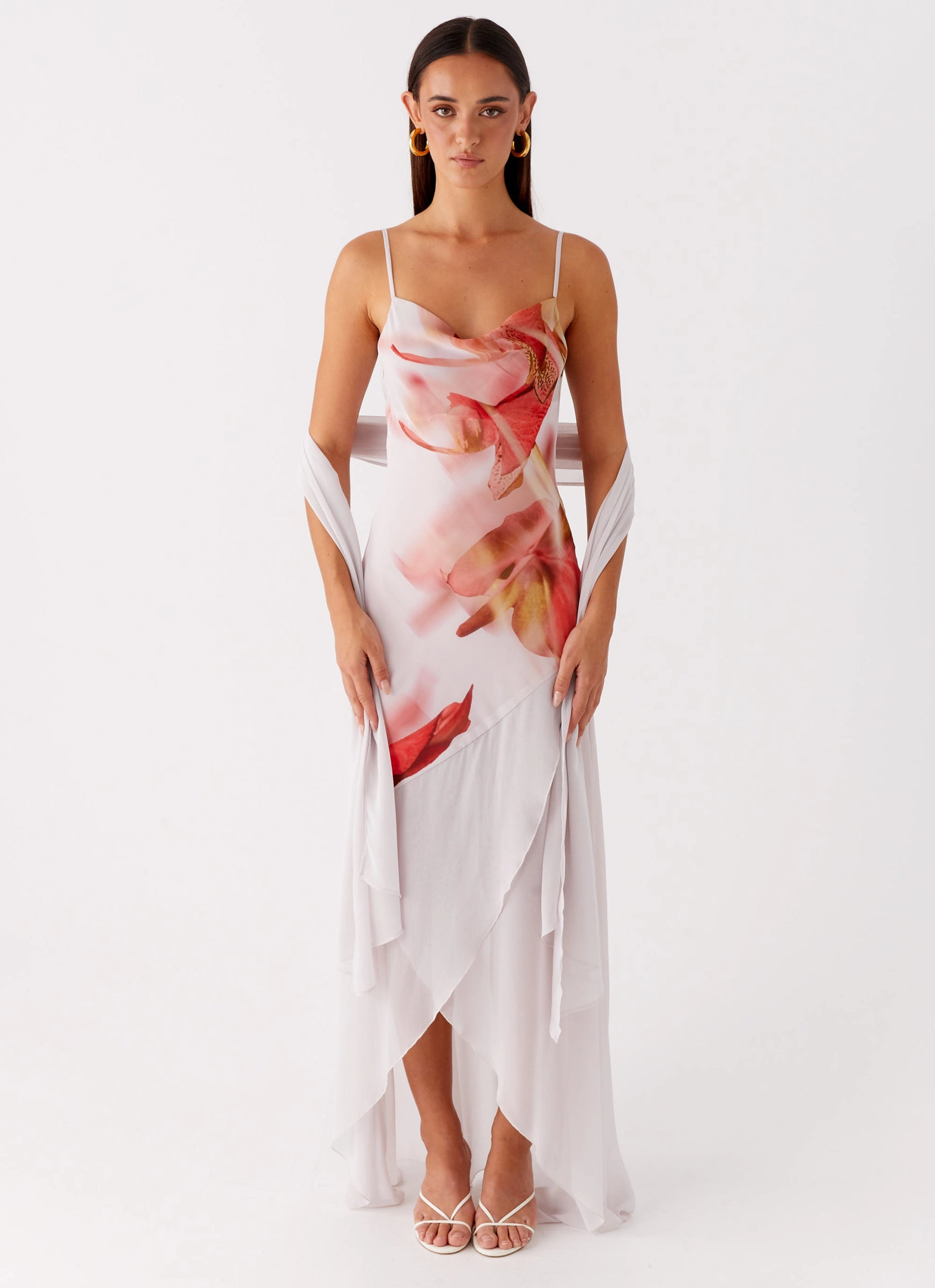 Luxe Look Loire Maxi Dress - Peach Rose