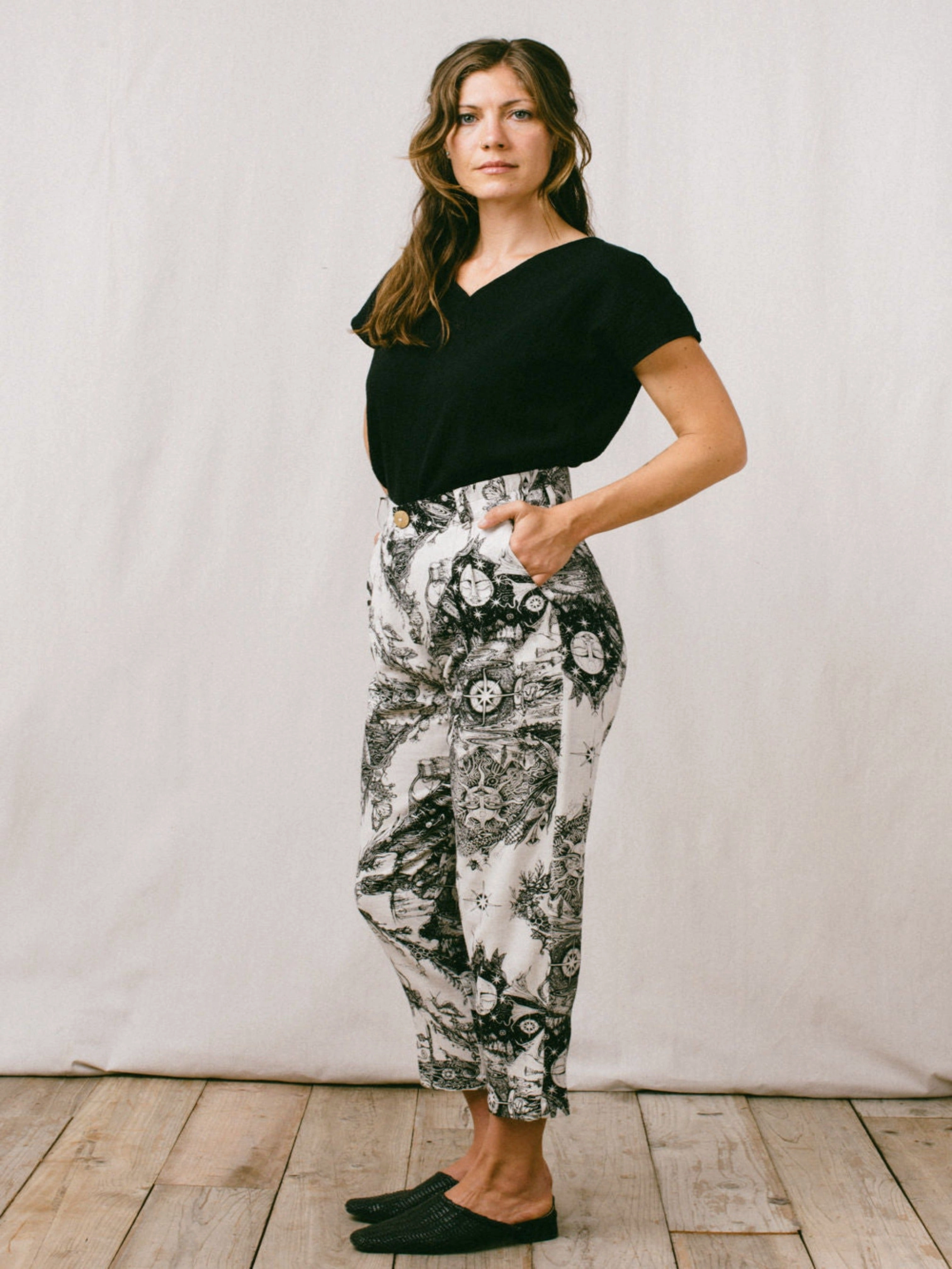 Perfect Pant 2.0 in Earth Worship Linen Quick Change Breathable Motion