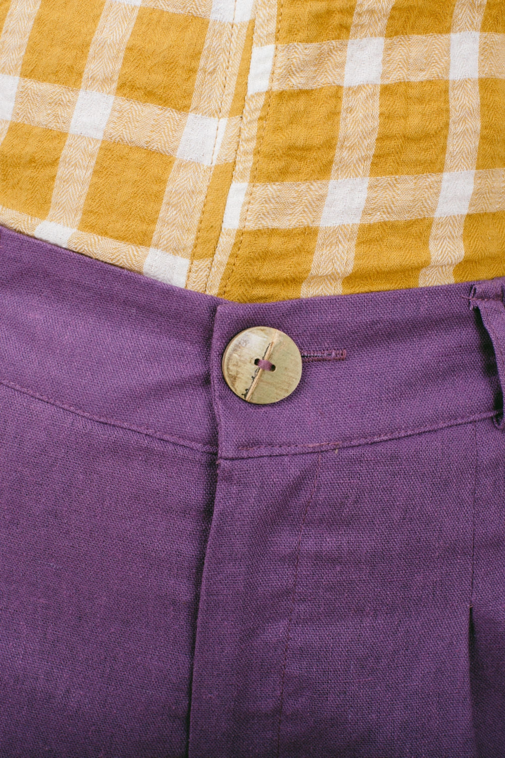 Perfect Pant 2.0 in Heliotrope Linen Smart Motion
