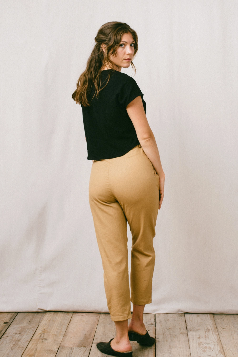 Perfect Pant 2.0 in Tawny Linen Quick Adjust Fit Comfy Style