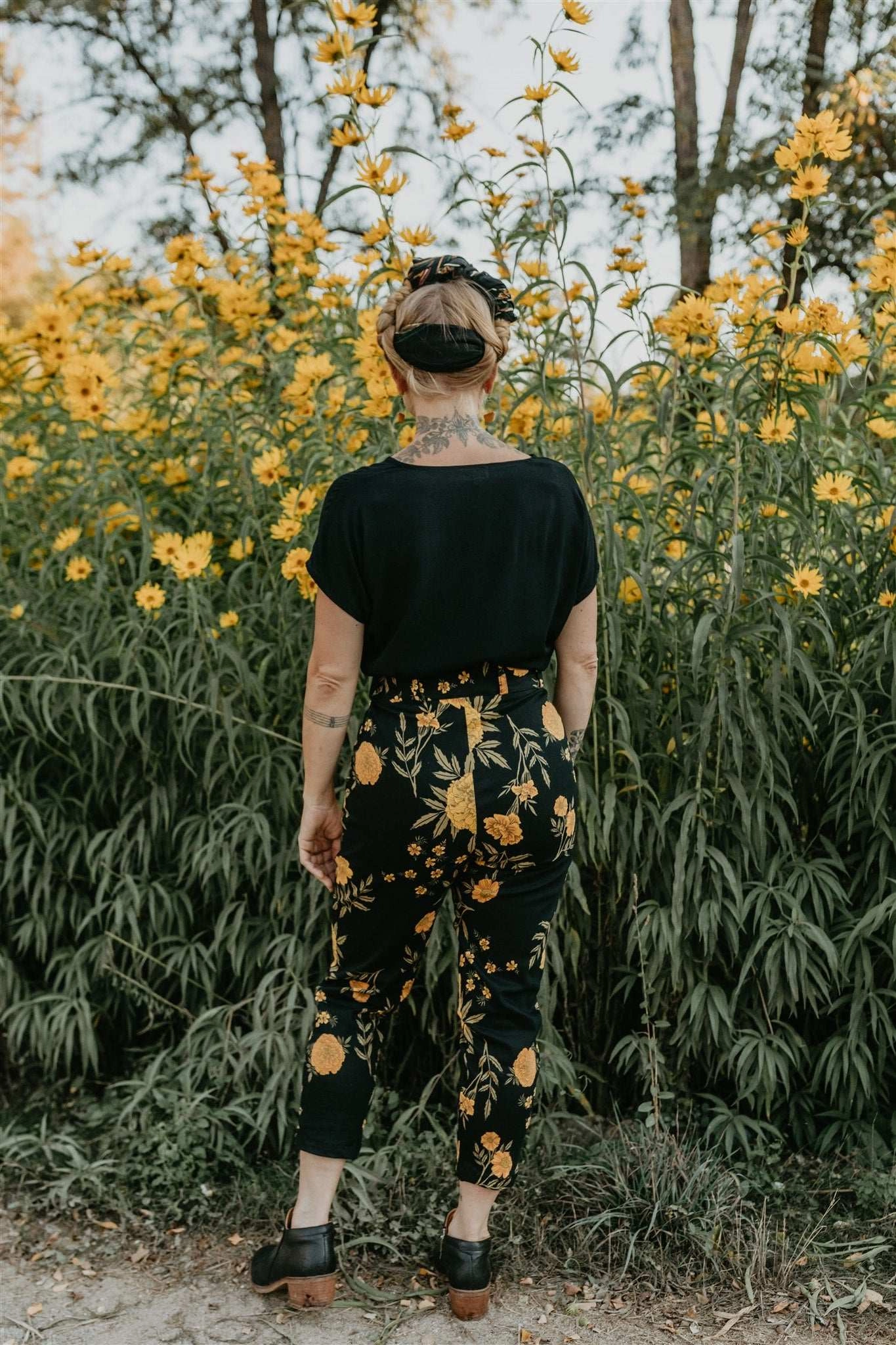 Perfect Pant in Black Marigold Quick Cool Multi-Purpose Wear