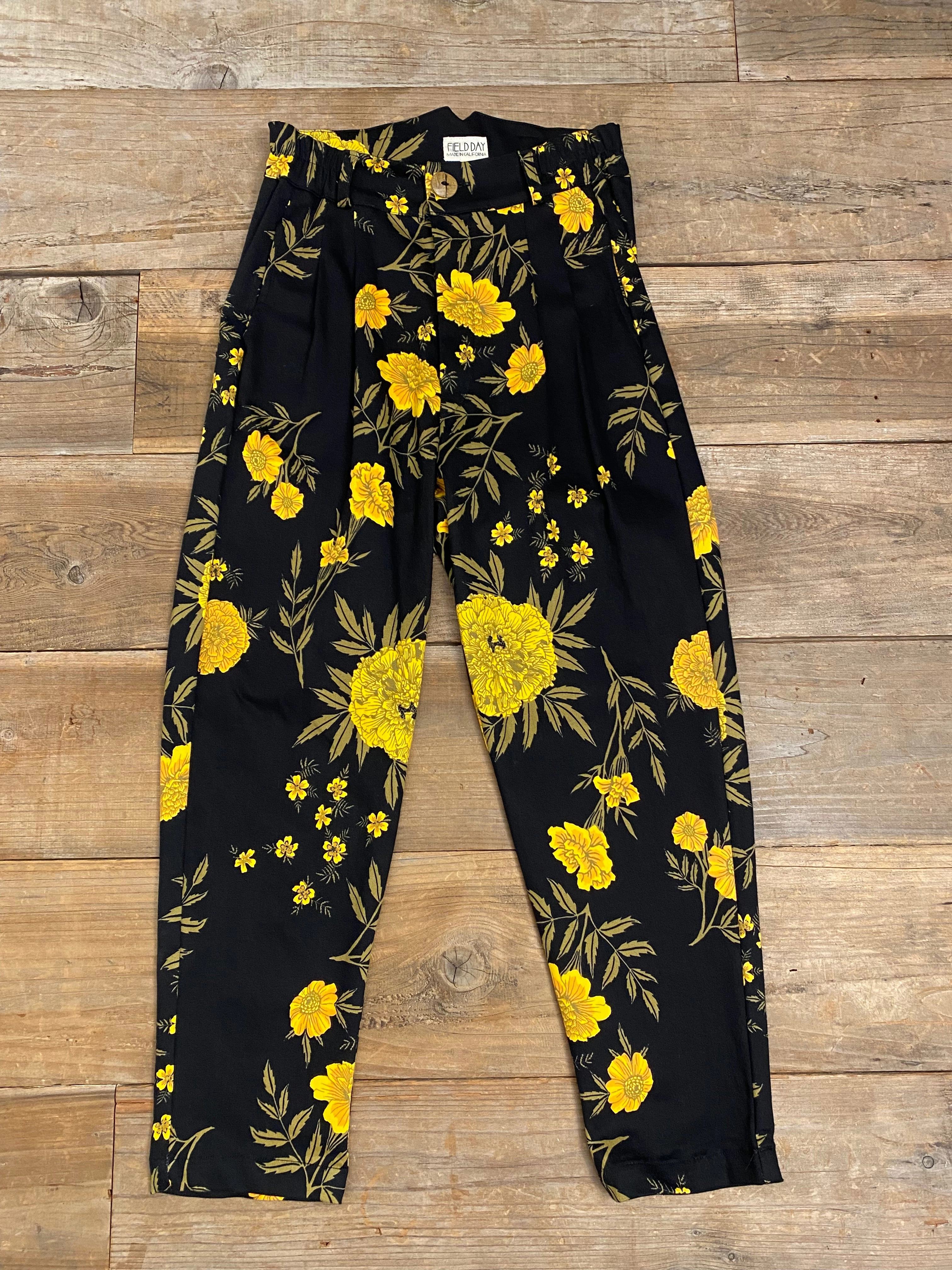 Perfect Pant in Black Marigold Non Slip Waistband