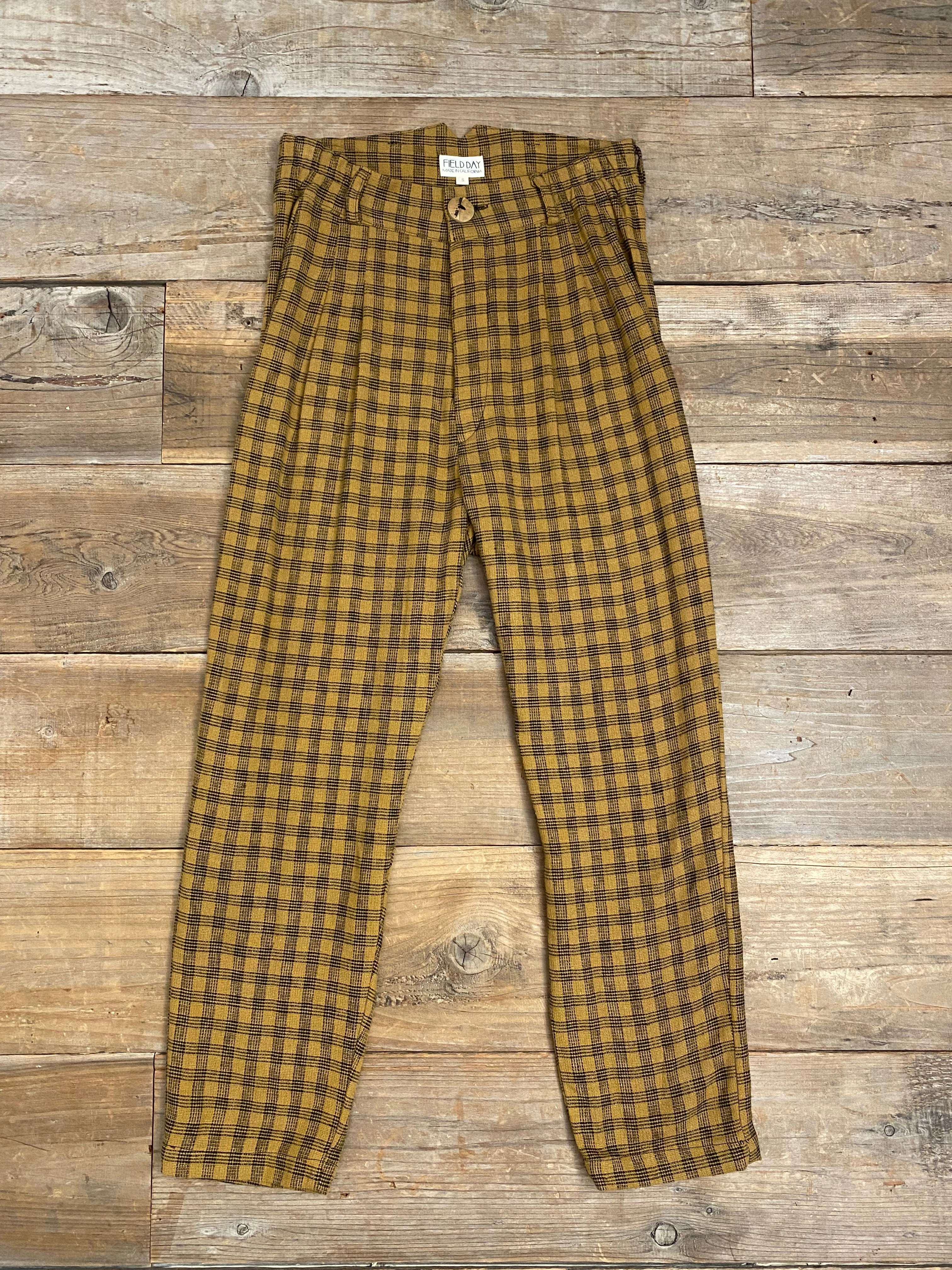 Perfect Pant in Brown Checker Sophisticated Look