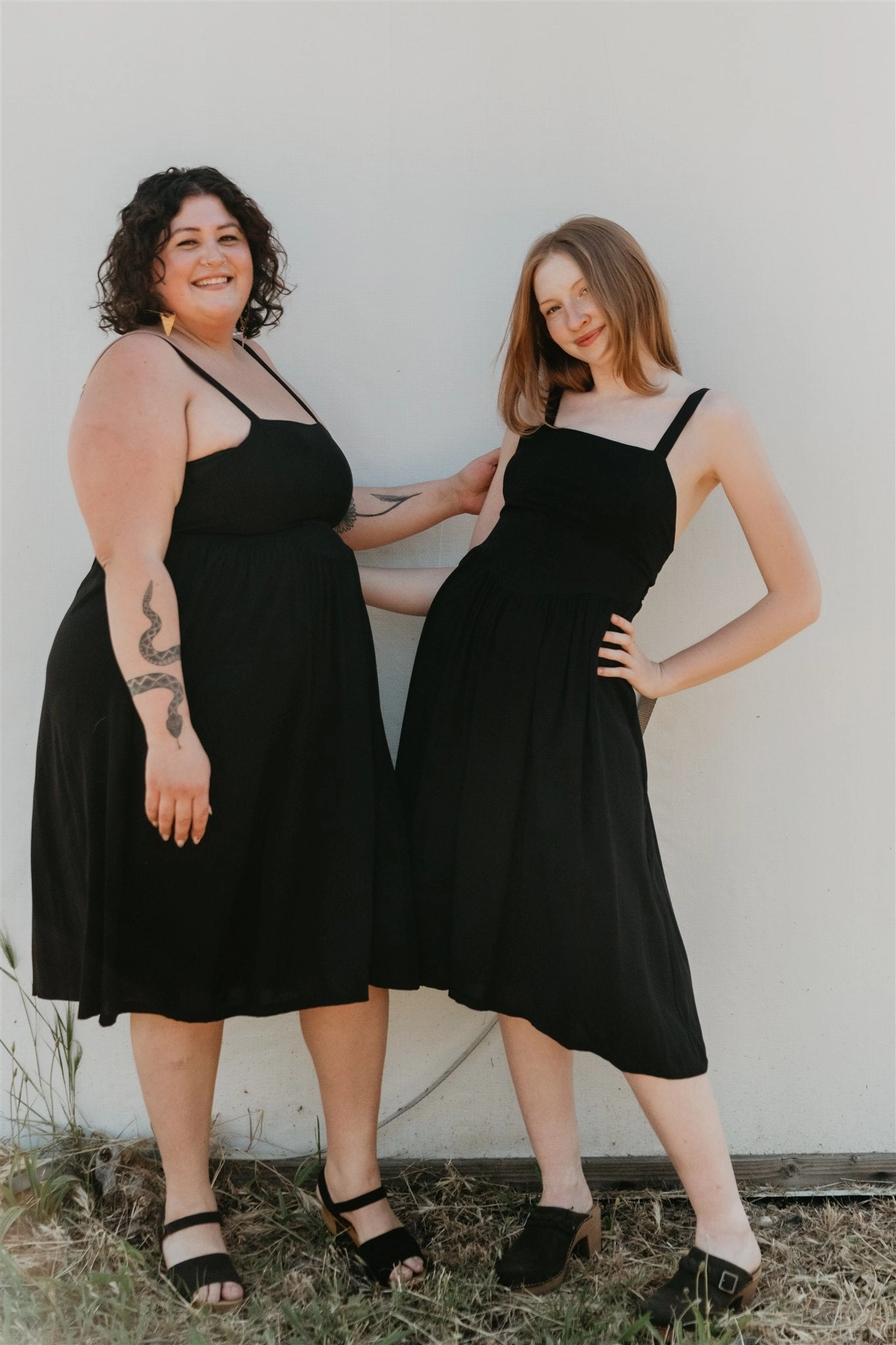 Myrah Dress in Black Challis Profile Enhancer Work Mood