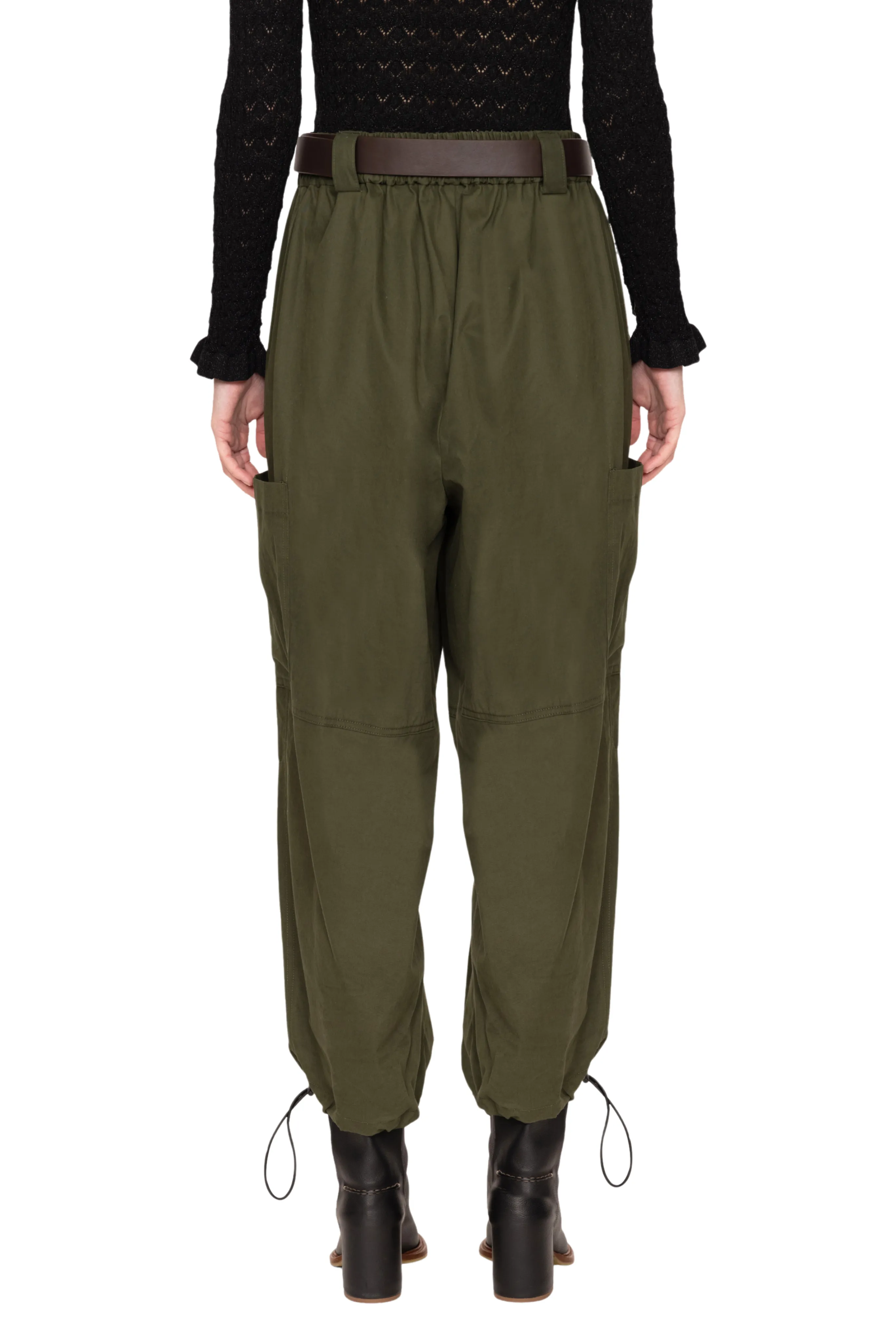 Lounge-friendly Freedom Fit Sullivan Sportswear Belted Cargo Pant