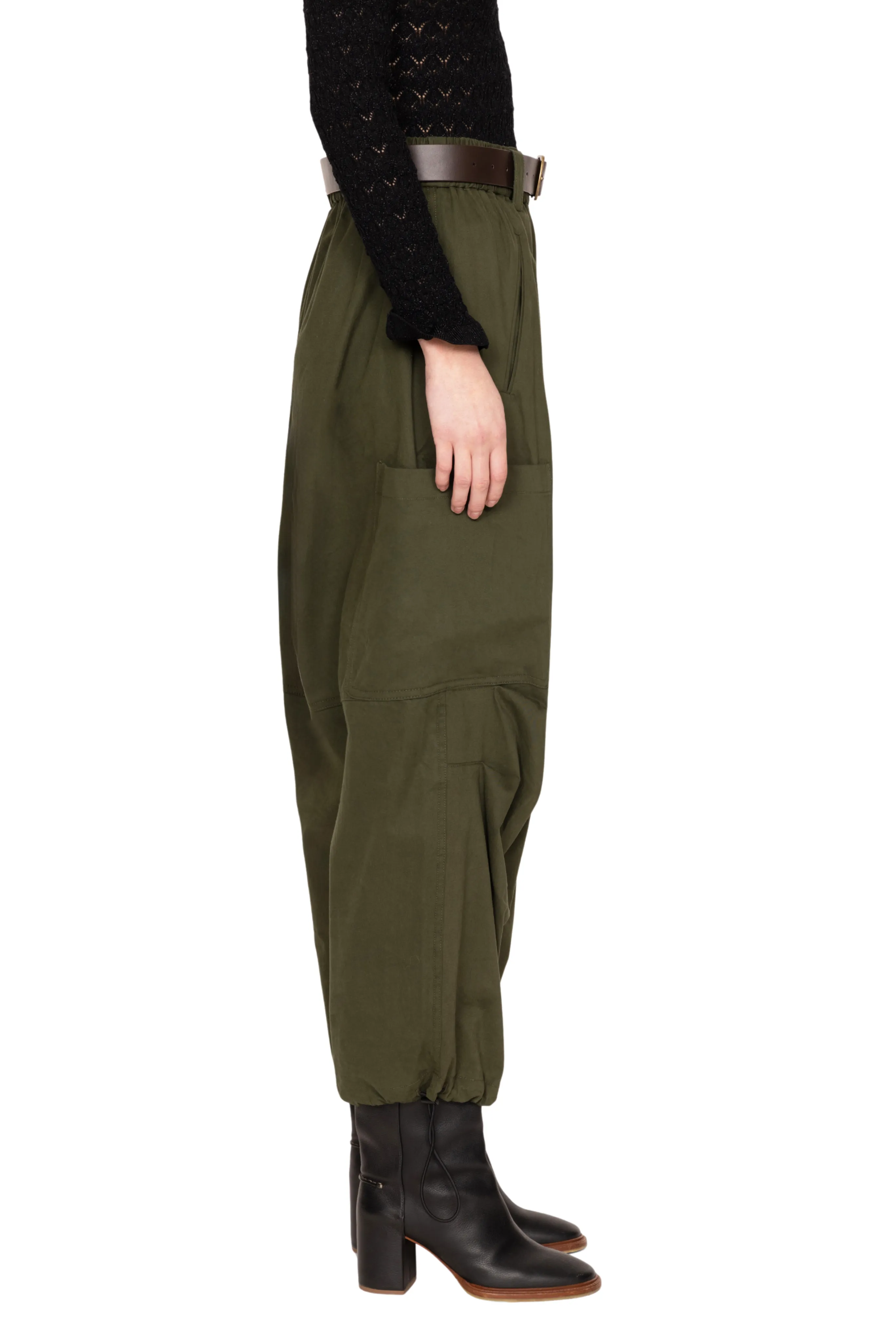 Sullivan Sportswear Belted Cargo Pant Water Repellent Coating Anti Pilling Fabric