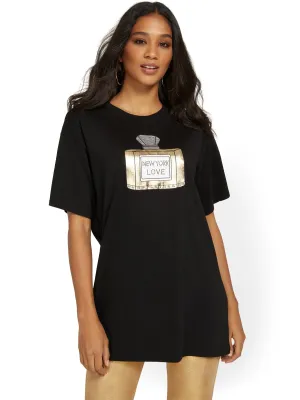 Perfume Oversized Graphic Tee