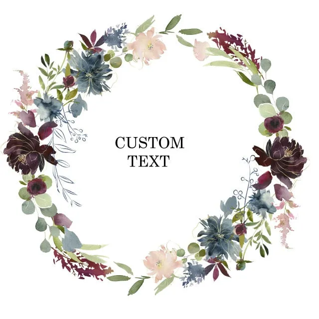 Personalized Custom Name  Flower Print  Wedding Bride Team Robes Bridal Party Robes Bridesmaid Robes gift