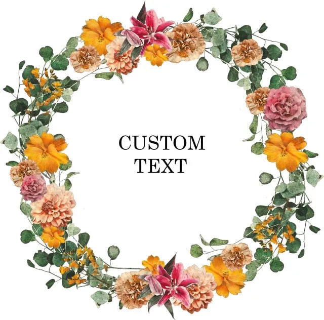Personalized Custom Name  Flower Print  Wedding Bride Team Robes Bridal Party Robes Bridesmaid Robes gift