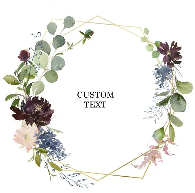 Personalized Custom Name  Flower Print  Wedding Bride Team Robes Bridal Party Robes Bridesmaid Robes gift