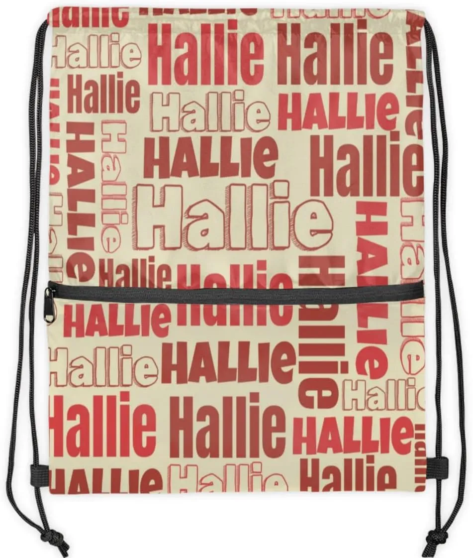 Personalized Drawstring Bags Drawstring Backpack for Kids, Small Gym Drawstring Bags for Gymnastics Sport Hiking Red