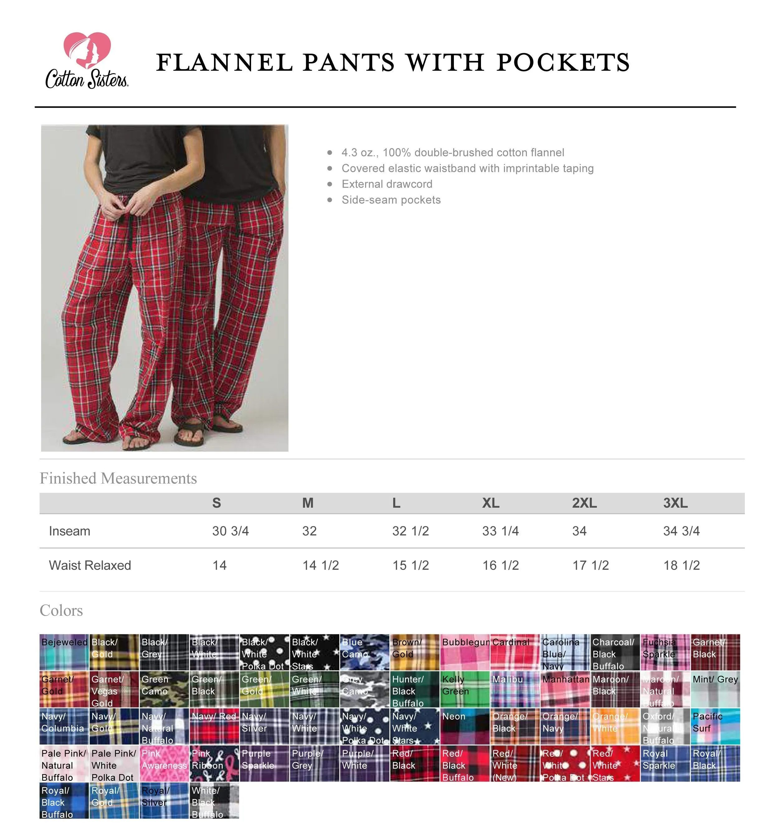 Personalized Merry CHRISTmas Matching Family Pajamas - Black/Red Flannels
