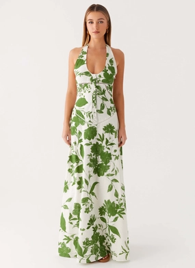 Sleek And Stylish Casual chic dress Ember Valley Maxi Dress - Verdant Bloom