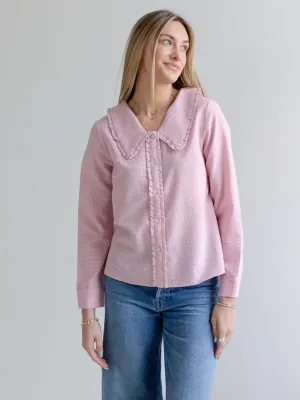 Phoebe Gingham Collared Blouse NonToxicCoating