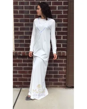 Pierre Balmingo Paris White Floral Lace Design Nightgown