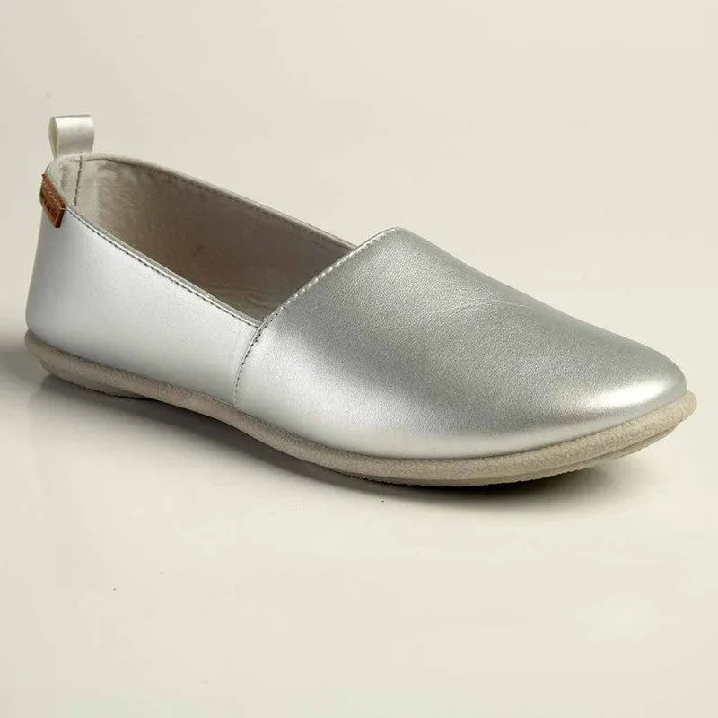 Pierre Cardin Ladies Riviera Slip On - Silver
