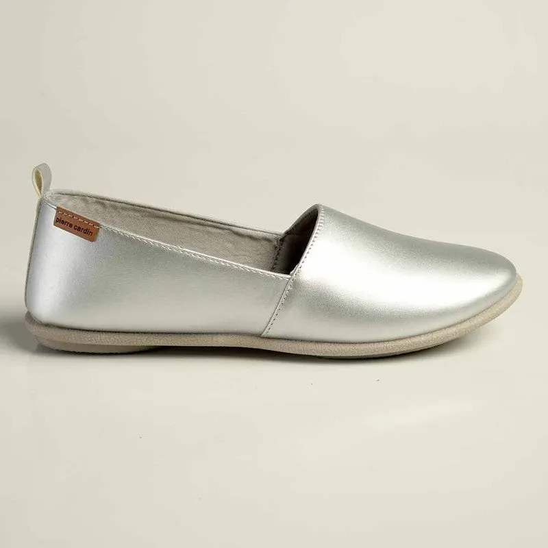 Pierre Cardin Ladies Riviera Slip On - Silver