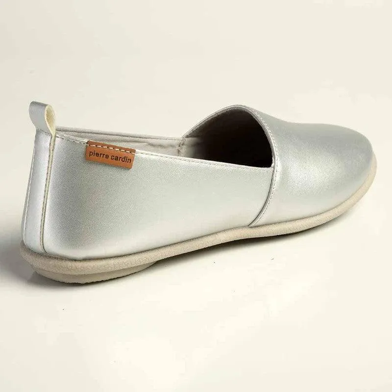 Pierre Cardin Ladies Riviera Slip On - Silver