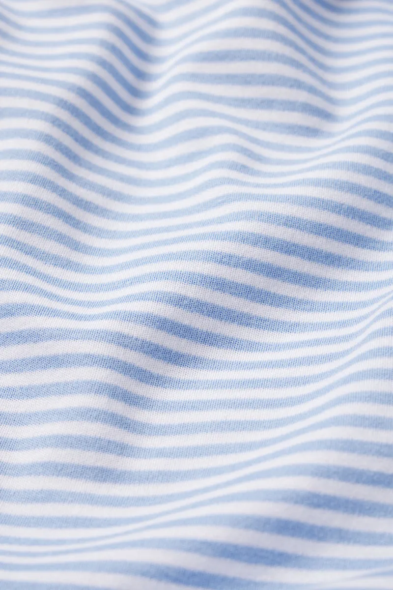 Pima Maternity Long Sleeve Nightgown in Hydrangea