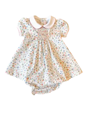 Pink Madison Smocked Dress