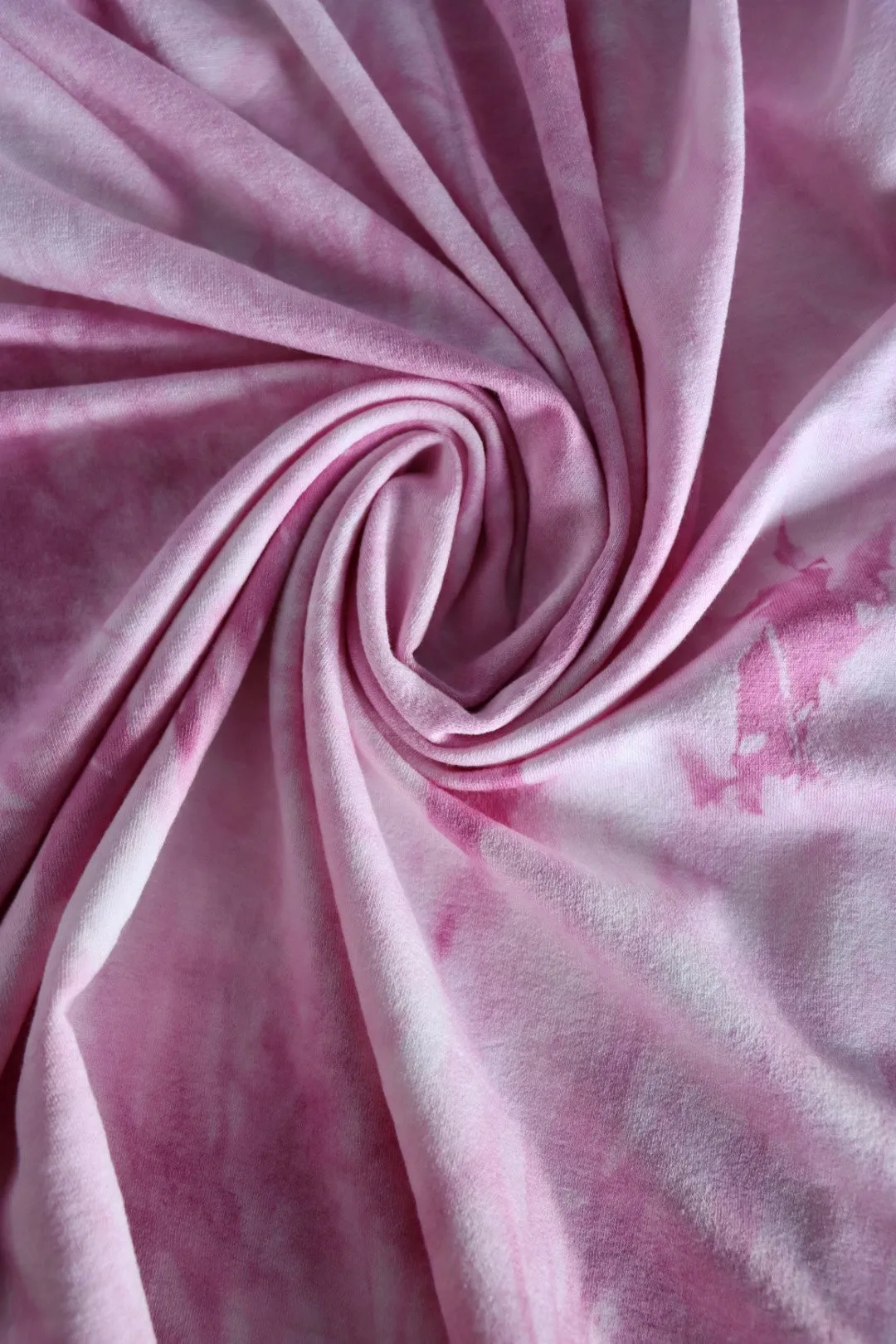 Pink Pastry Tie Dye Baby French Terry