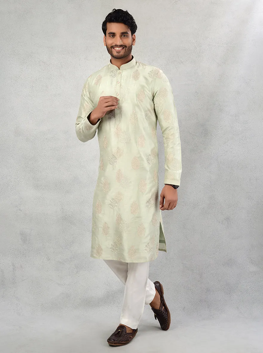 Pista Green Kurta Pajama | Azania