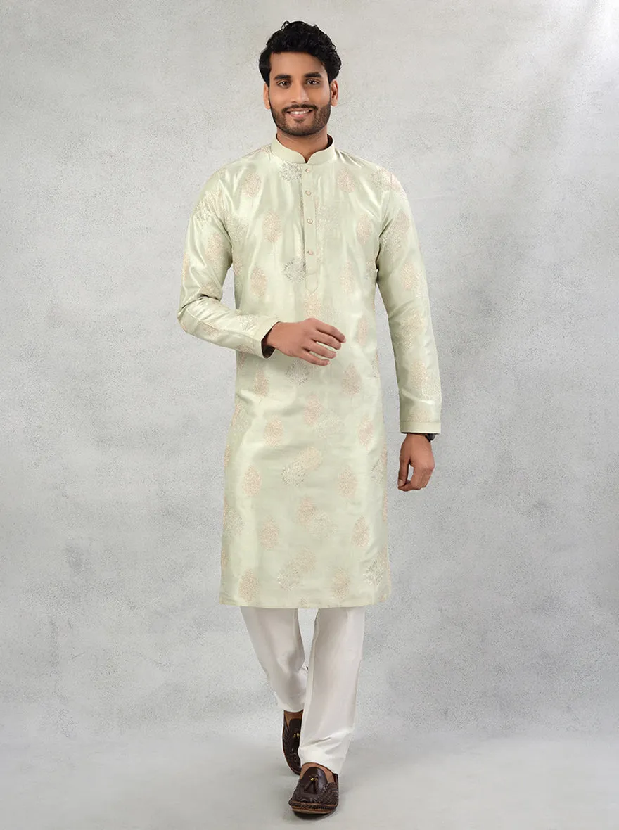 Pista Green Kurta Pajama | Azania