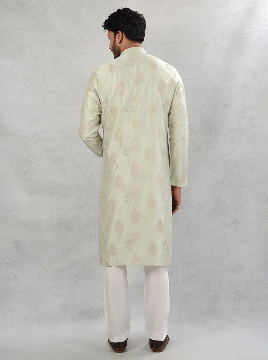 Pista Green Kurta Pajama | Azania