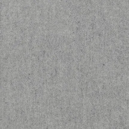 Plain Weave in Gray, Shetland Flannel from Robert Kaufman